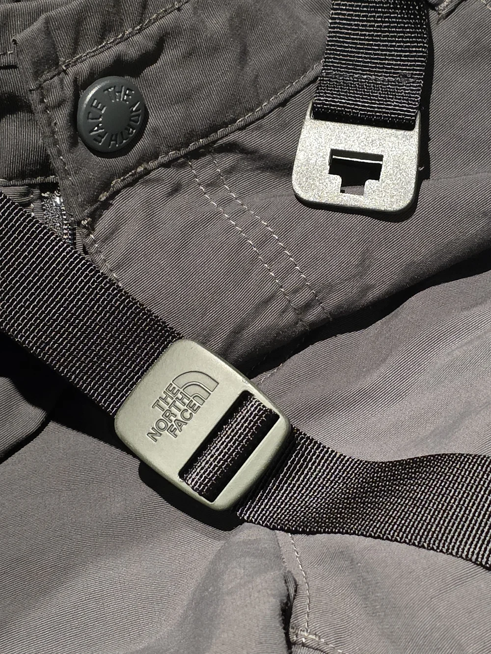 The North Face Men's Zip Off Convertible Men’s Pants Dark Gray Hiking XXL